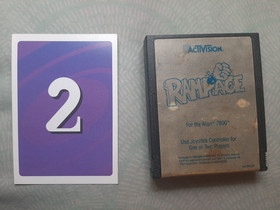 RAMPAGE for Atari 7800 - Choose 1 of 2 - Both tested & working well!