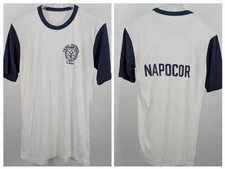 Vintage 60s 70s National Power Corporation Philippines Single Stitch Ringer 36"