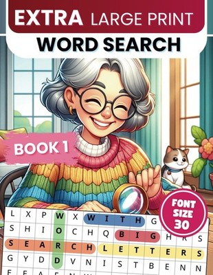 Extra Large Print Word Search: Jumbo Search For Seniors & Adults | 50... 