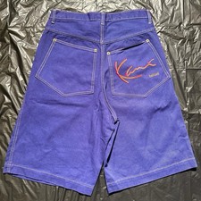 Vintage 90  s Karl Kani Blue Jean Shorts