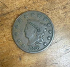 Photo of a 1828-P Large Cent from an eBay listing that sold on Jul 22, 2026
