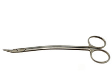Karl Storz N6920 Dean Tonsil Scissor Curved Shanks Angled Slightly Up Serrated