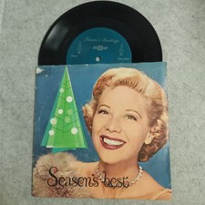 Dinah Shore Seasons Best from Chevrolet Dealer 7 inch Vinyl 33 RPM Mono 1960 EP