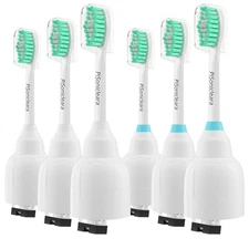 6 Pack Toothbrush Replacement Brush Heads for Philips Sonicare E Series HX7001