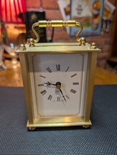 German‑Made Quartz Carriage Clock – 11cm x 6.5cm – Untested / For Parts