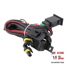 12V Universal Car Led Fog Light Wiring Harness Kit