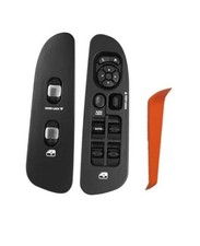 Master Power Window Switch  Bezel Set for 2002-2010 Black with Window Switch