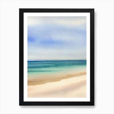 St Kilda Beach 3, Australien Waterco gerahmtes Wandbild Poster Leinwanddruck Bild