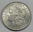 1903 MORGAN DOLLAR CHOICE AU SLIDER