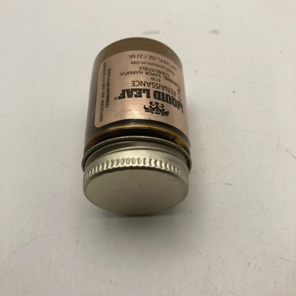 Liquid Leaf Renaissance 6130 Leafing Paint Metallic Finish .75oz 03/91 - Image 4 of 4