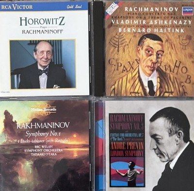 Lot of 7 Rachmaninov CDs (Concertos, Symphonies), as shown
