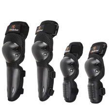 RIDBIKER Motocross Knee Shin Guard for Kids Youth Anti-Slip 2 in 1 Protector ...