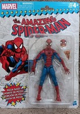 MARVEL LEGENDS AMAZING SPIDER-MAN PIZZA FIGURE 6  RETRO SERIES MOC SUPERHEROES