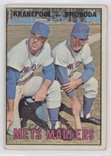 1967 Topps Mets Maulers ( ) Ed Kranepool Mets Maulers ( ) Ron Swoboda #186 6q3