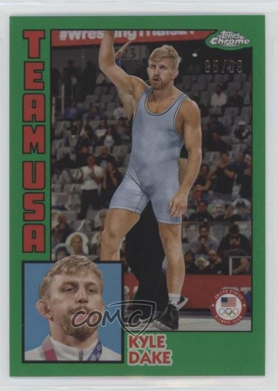 2024 Topps Chrome US Olympic & Paralympic Team and Hopefuls 65/99 Kyle Dake 3hd