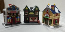 Christmas Village Antique Shop Bakery Post Office Cobblestone Corners Collection
