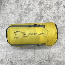 OEX Fathom EV 300 3 Season All Season Sleeping Bag Lightweight Mummy Yellow #181
