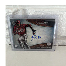 Topps 2014 Bowman Inception Billy Hamilton Reds RC Auto Blue /75 #RA-BH