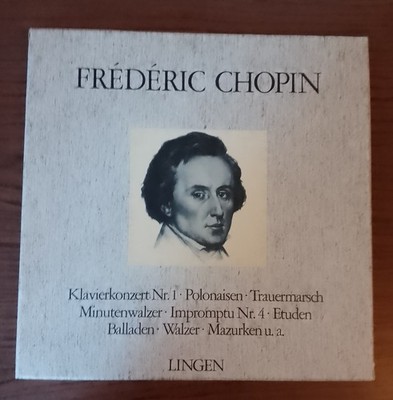 Chopin 5 LP-Box Klavierkonzerte Polonaisen Etüden Balladen near mint