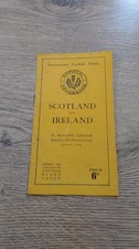 Scotland v Ireland 1949 Rugby Programme