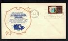 Canada #481, 1968 5¢ Hydology, unknown cachet FDC - Calgary cds