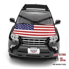 American Flag Car Hood Cover 63"x47" 160x120 cm   USA Stars  Stripes
