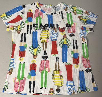 La Diosa Girls T Shirt NEW NWT XL Cotton FASHION Trendy Women All Over Print