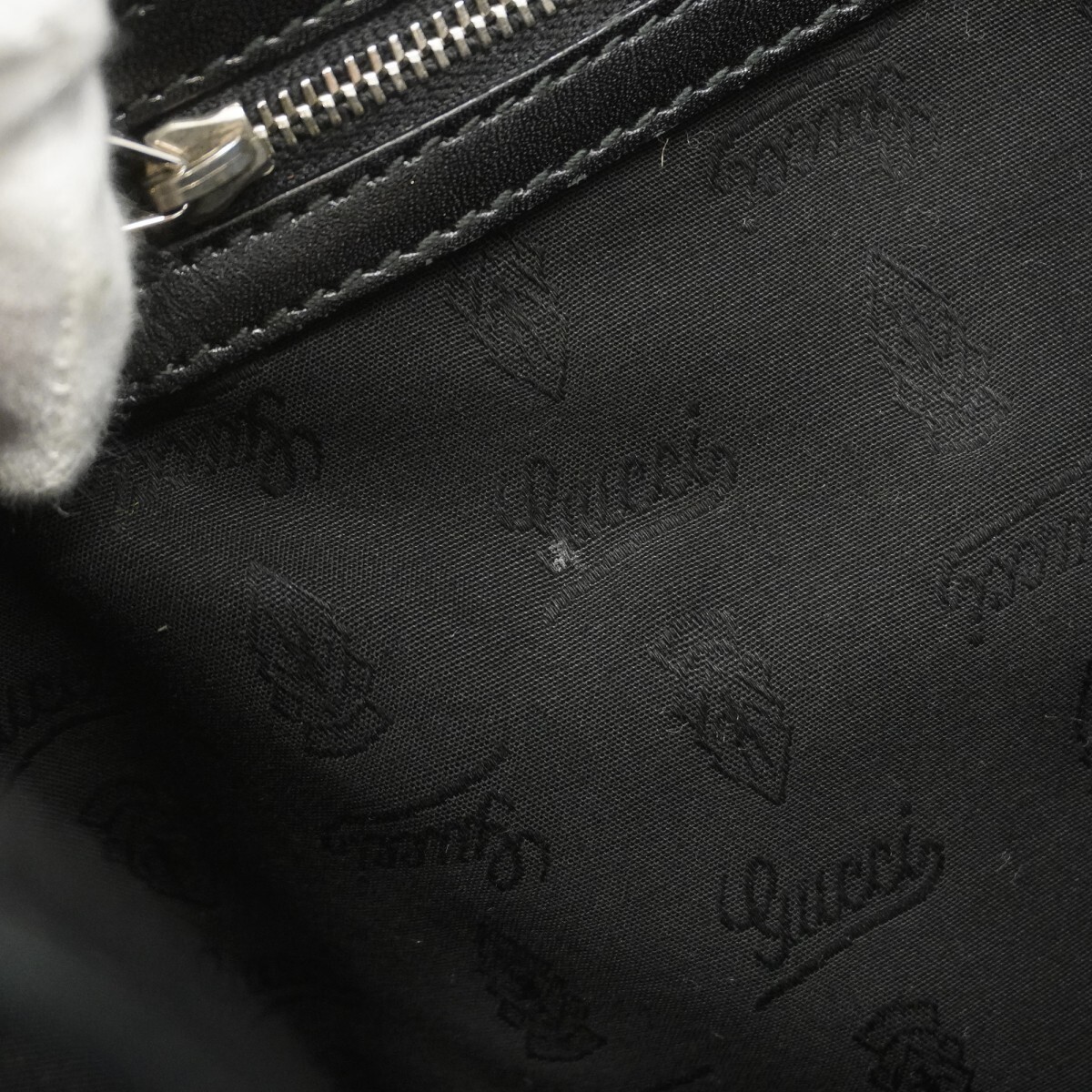 GUCCI Tote Bag GG Canvas Interlocking G 232956 gold silver hardware 5755 thumbnail 9