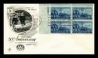 Dr Jim Stamps 3C American Automobile Association Block Art Craft First Day Cover
