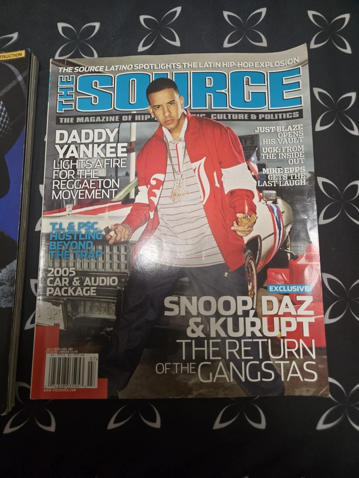The Source Magazine: Daddy Yankee Number 189. July 2005 Kurupt, Snoop, Daz PLUS - Image 2 of 3