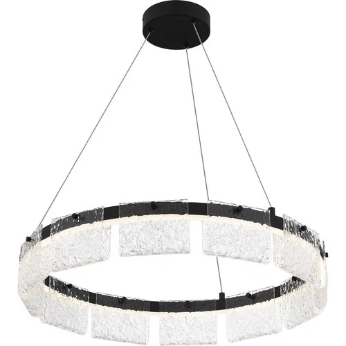 Matte Black LED Pendant from the Alice Collection - Picture 4 of 6