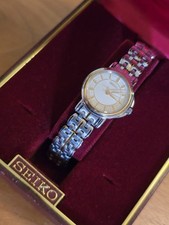 Seiko Vintage 2003 Ladies Two Tone Quartz Dress Watch 1F21-0M00 - Original JDM