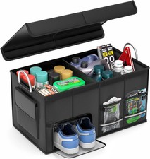 Car Trunk Organizer for SUV 50L Car Caddy Golf Trunk Organizer with Lid Collapsi