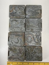 Vintage 1960 s Mattel Thingmaker Creepy Crawlers Molds Mold Lot Of 8