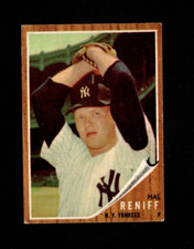 1789* 1962 Topps # 139 Hal Reniff EX (green tint)