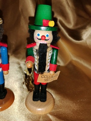Vintage Steinbach Christopher Columbus 5'' Nutcracker Handmade From Germany 