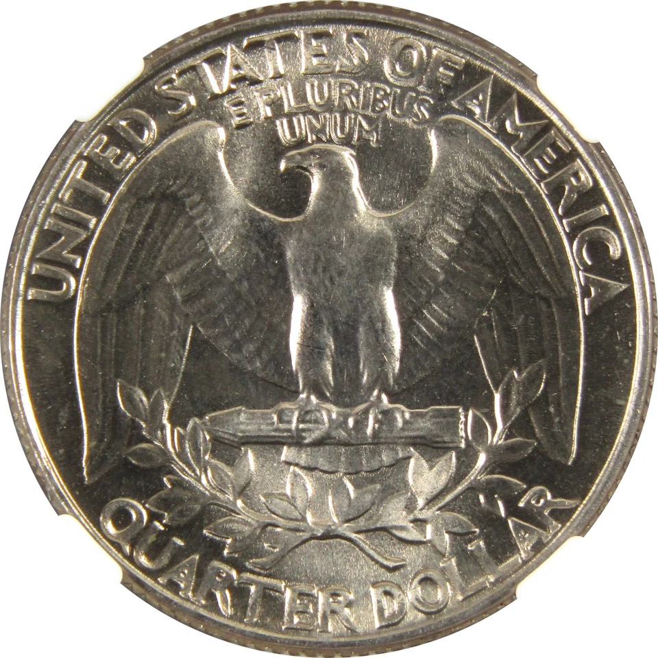 1982 D Washington Quarter MS 67 NGC Clad 25c Uncirculated SKU:I9550 - Image 4 of 4