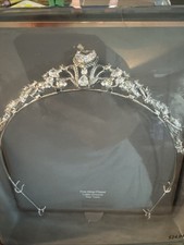 Fine Silver Plated Cubic Zirconia Tiara  Believe by Brilliance