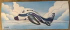 EL AL ISRAEL AIRLINES INFLATABLE AIRPLANE BOEING TOY ! HUGE ! 1,25 M VINTAGE