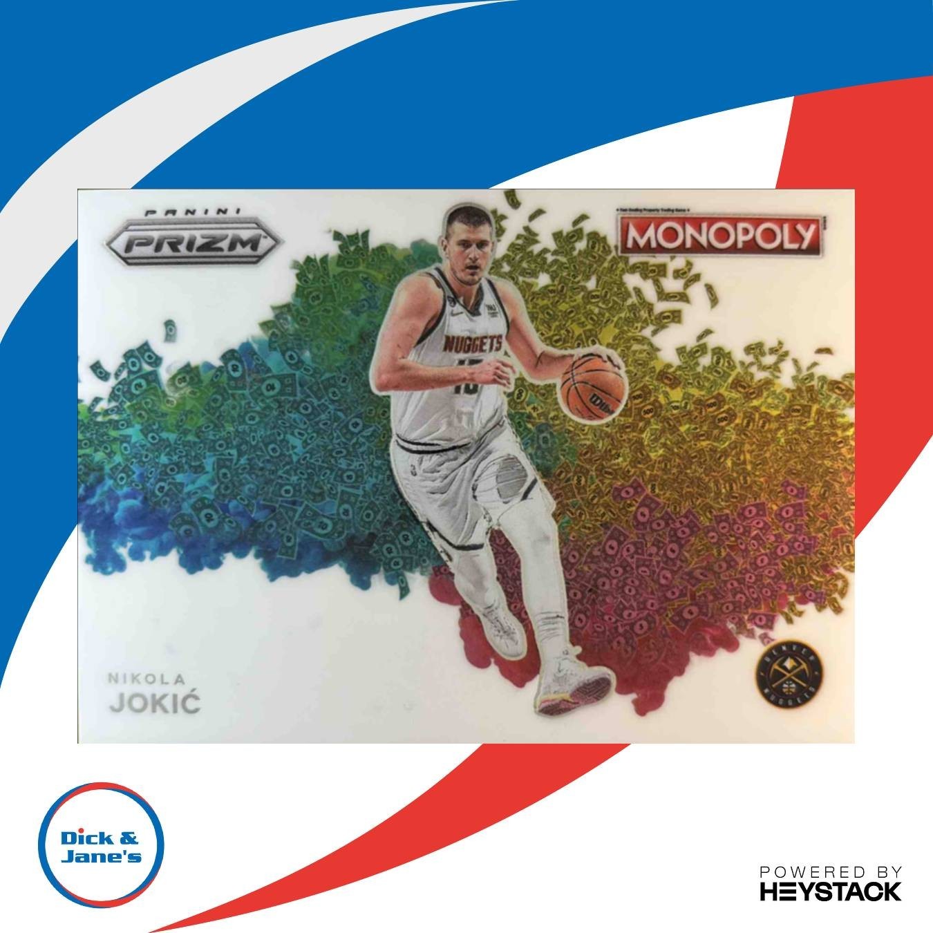 2023-24 Panini Prizm Monopoly Nikola Jokic Money Blast SSP #MB-1 Denver Nuggets