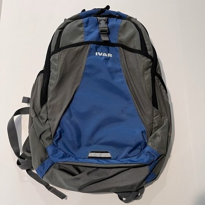 Ivar Revel Backpack Blue & Gray Excellent