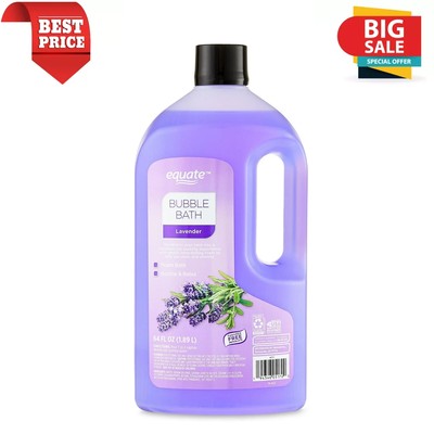 Equate Bubble Bath, for Adult, Senior and Teens, Lavender, 64 fl oz Select Scent