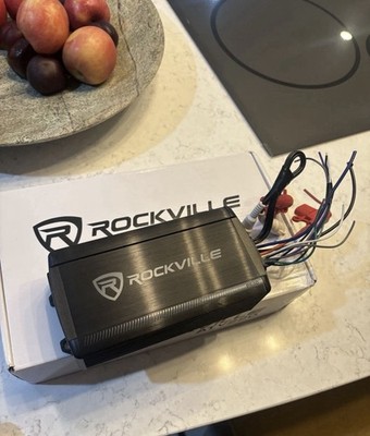 Rockville PS40 Motorcycle Amplifier 4-Channel IP65 Bluetooth Micro Amp