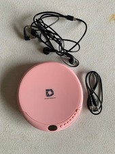 Deluxe Products CD Player Portable with 60 Second Anti Skip, Stereo Earbuds,