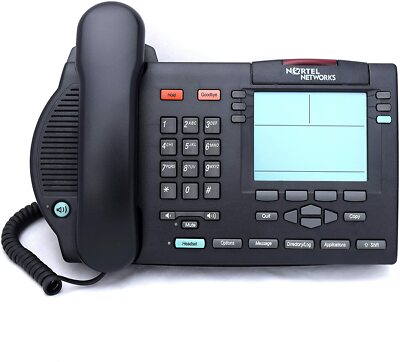 Nortel M3904 NTMN34GA70 Business LCD Büro Telefon IN Dunkelgrau für Pabx - Neu