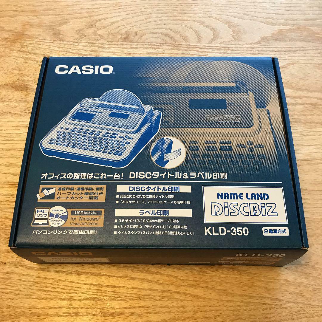 Casio label Writer Name Land high spec model KLD-350 DISC Title  correspondence