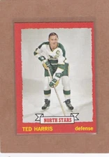 1973-74 TOPPS HOCKEY TED HARRIS #14 NORTH STARS EXMT *A35630