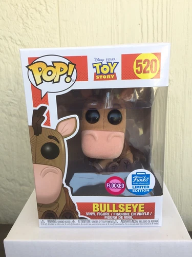 Funko Pop! Toy Story 4 Bullseye Flocked #520 Limited Edition Exclusive