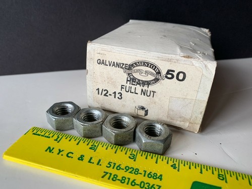 3/8" 1/2" Hex Bolt Washer Stainless Steel or Galvanized Fastener Jamestown NEW - Picture 6 of 12