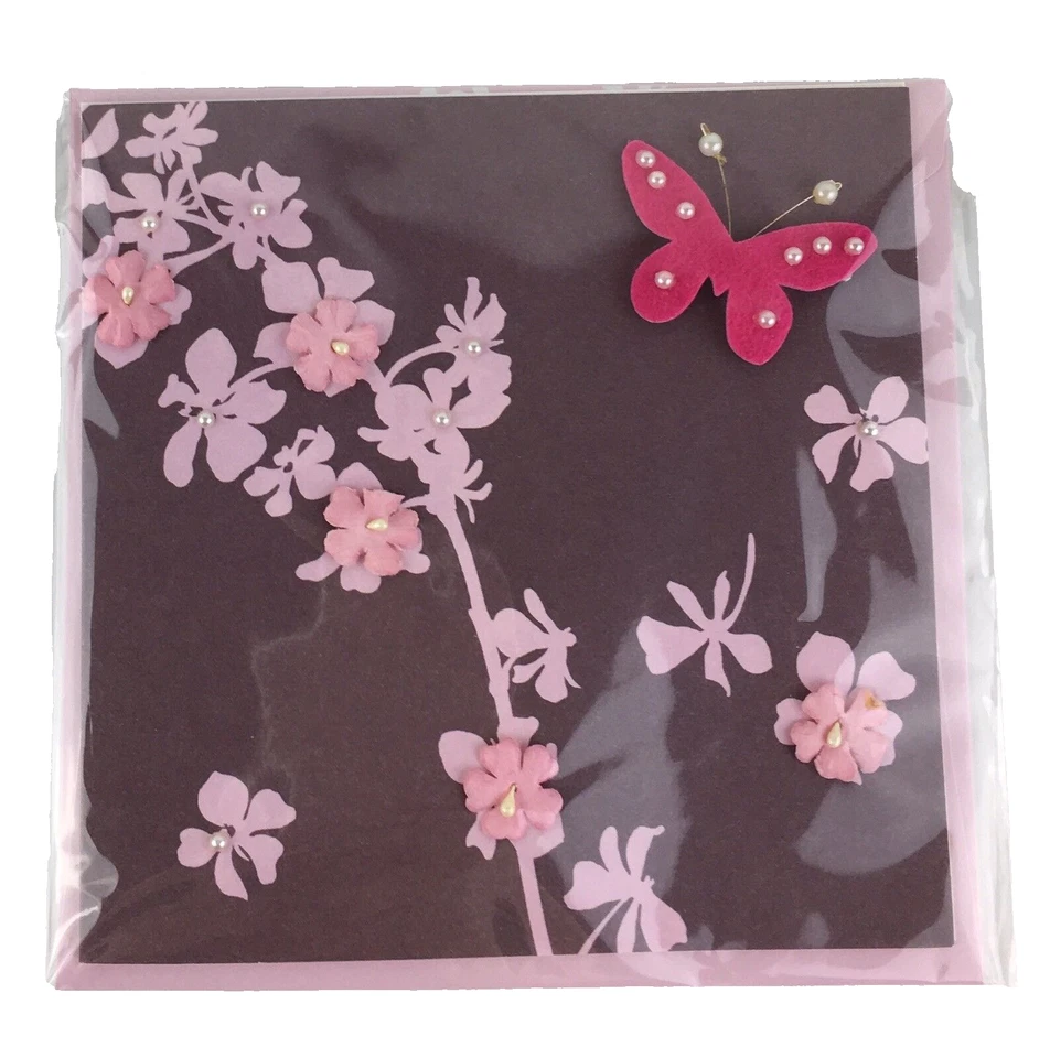 Hallmark Paper Magic Greeting Cards Lot of 5 Floral Sweets Bridal 3D R - Image 2 of 4